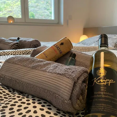 Moselpromenade Villa Moselufer, Panorama Blick Auf Burg , Cochem Und Mosel, Balkon 公寓 *